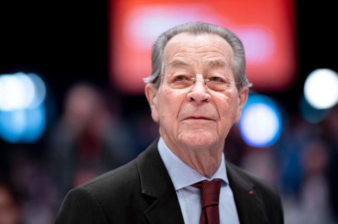 Franz Müntefering auf einer SPD-Veranstaltung