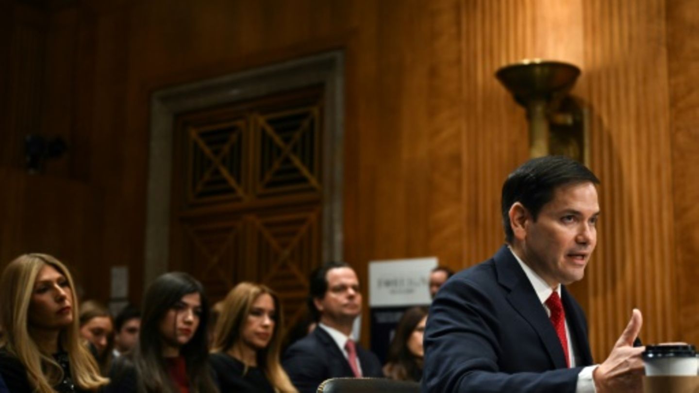 Marco Rubio während der Senatsanhörung
