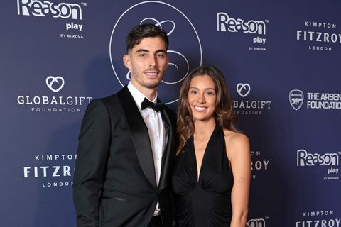 Das Ehepaar Kai und Sophia Havertz