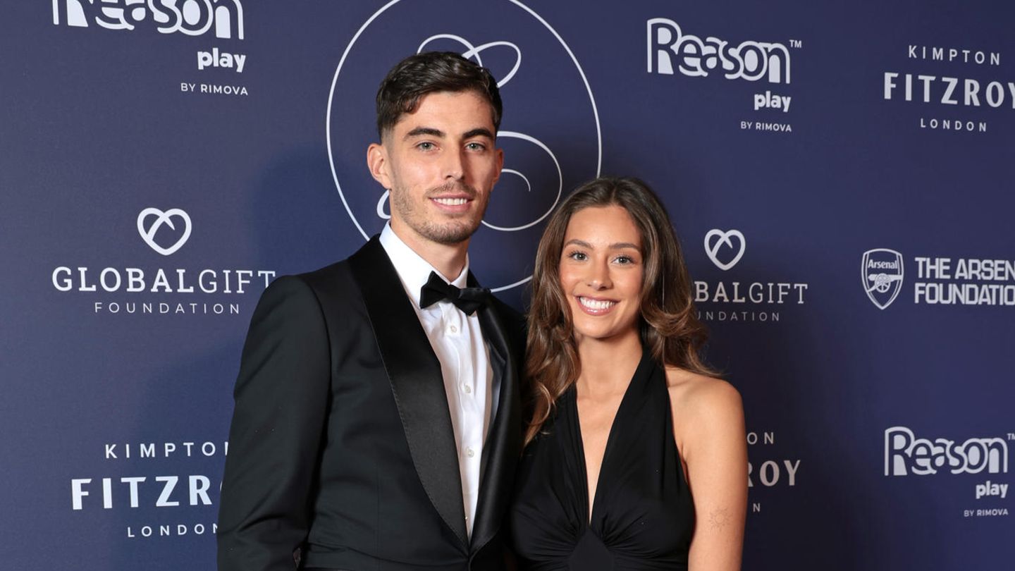 Das Ehepaar Kai und Sophia Havertz