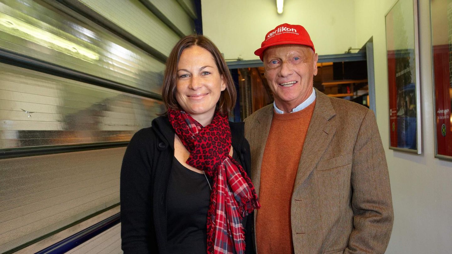 Niki Lauda mit Ehefrau Birgit