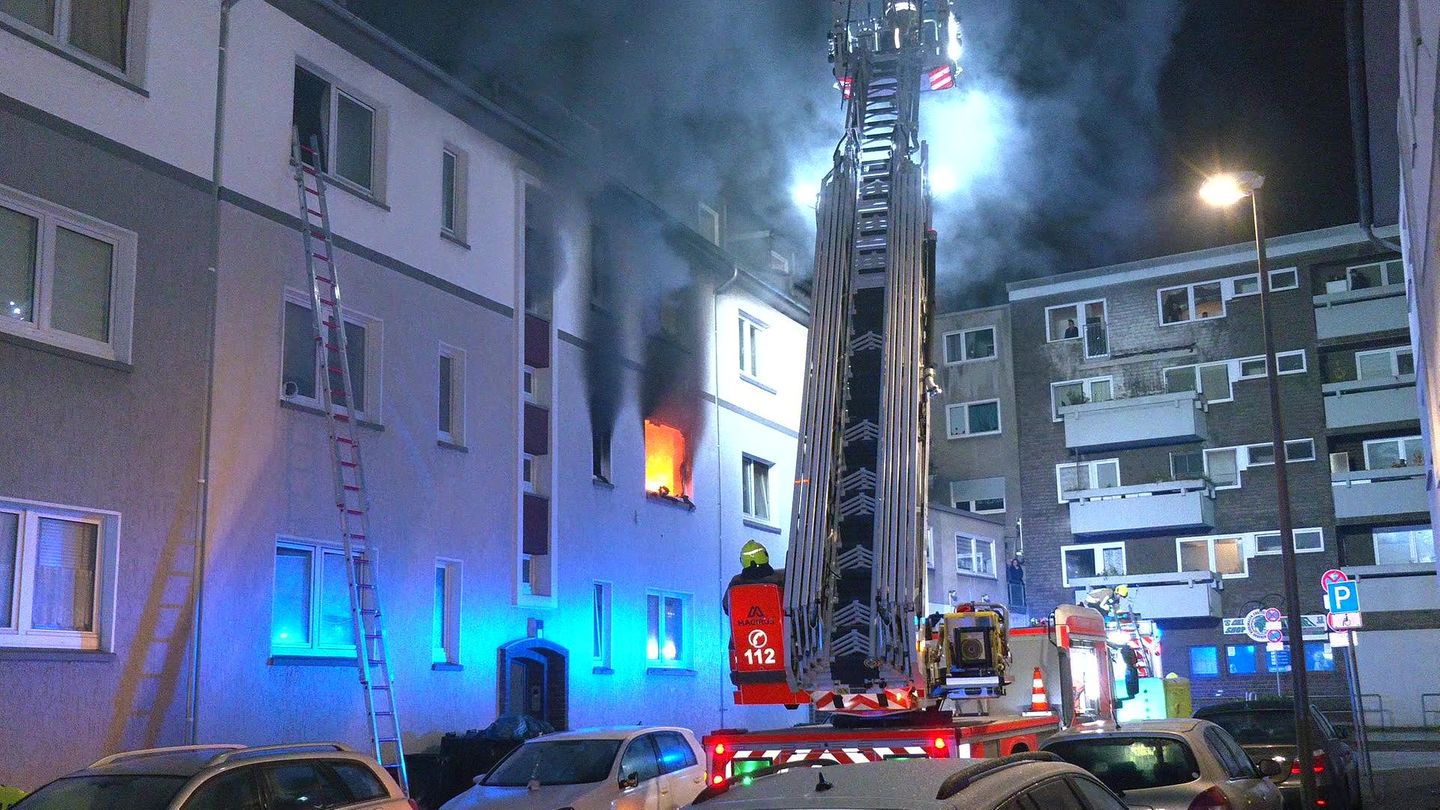 Wohnungsbrand in Bottrop