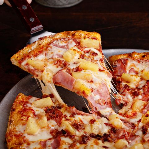 Eine Ananaspizza