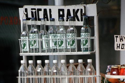 Raki wird in der Türkei oft selber hergestellt