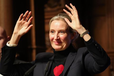 Alice Weidel im Rathaus von Hamburg