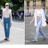 Collage aus drei Streetstyle-Bildern von Frauen mit Birkenstock-Sandalen