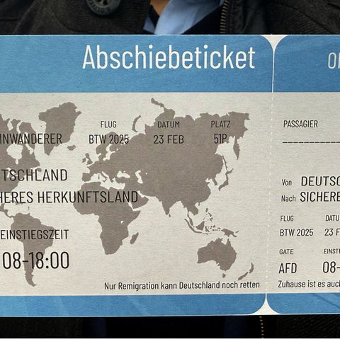 AfD-Wahlwerbung: Was ein Holocaust-Überlebender über die "Abschiebetickets" der AfD denkt