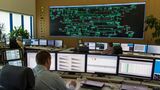 Blick in die Steuerzentral des großen Netzbetreibers 50 hz in Berlin