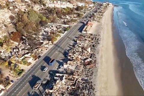 Malibu Pacific Coast: Ikonische Küstenstraße nur noch Trümmerwüste