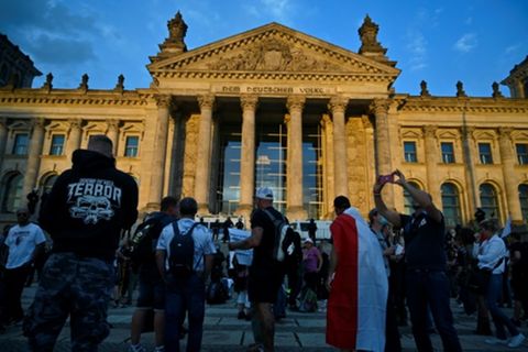 Versuchter Sturm auf Bundestag im August 2020