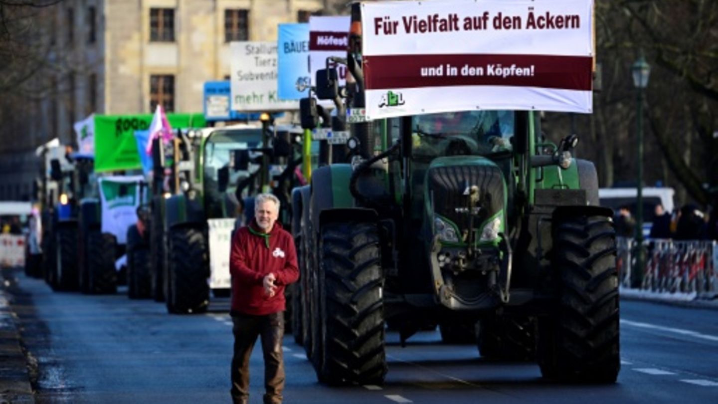 Demonstration "Wir haben es satt" 2024