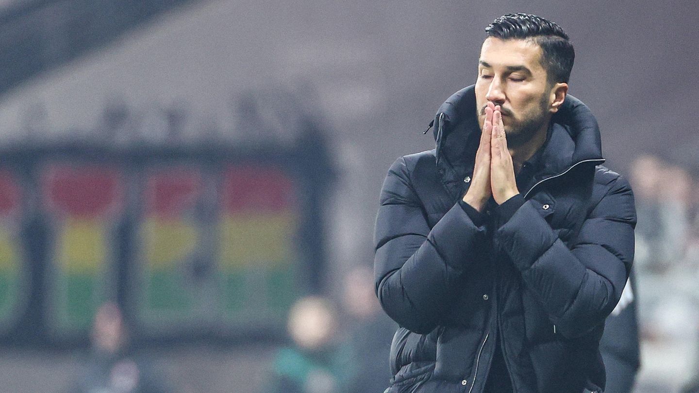 BVB-Trainer Nuri Şahin muss sich nach der Niederlage gegen Eintracht Frankfurt so langsam Sorgen um seinen Job machen