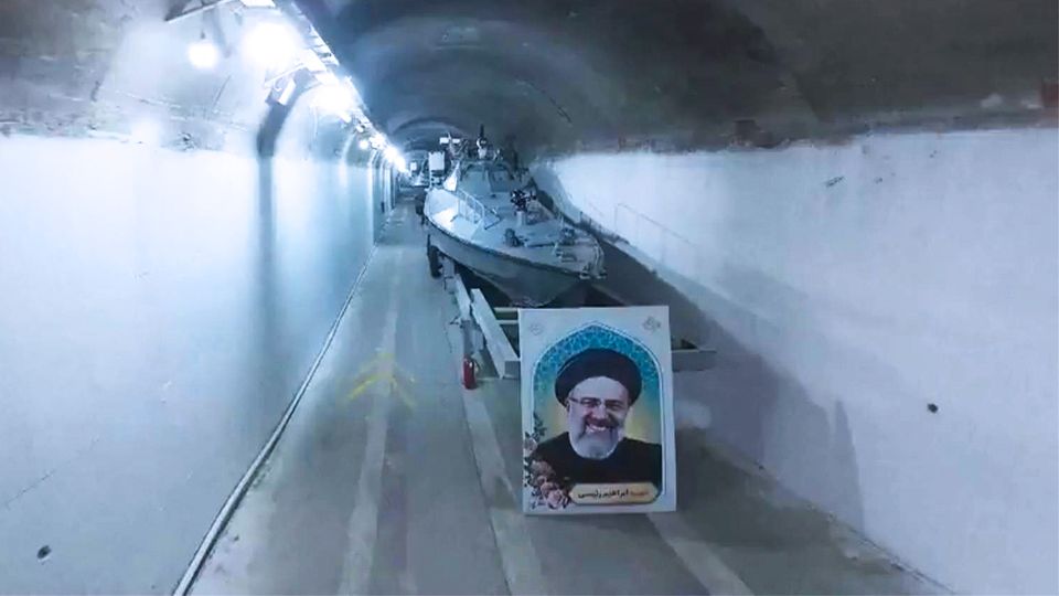 500 Meter unter der Erde: Kriegsgerät im Zeitraffer: Iran zeigt geheime unterirdische Militärbasis