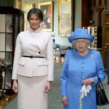 Melania und Donald Trump treffen Queen Elizabeth II 2018 auf Schloss Windsor