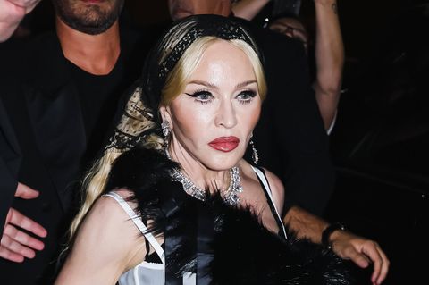 Madonna auf der Fashion Week in Milan