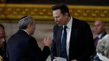 Auch Elon Musk durfte beim Amtsantritt von Donald Trump natürlich nicht fehlen