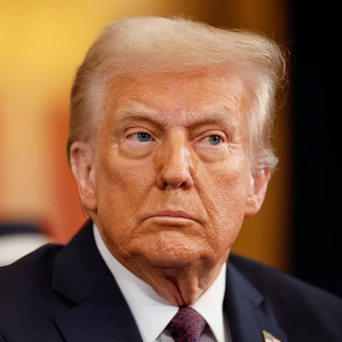 Donald Trump bei der Amtseinführung