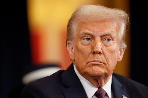 Donald Trump bei der Amtseinführung