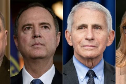Trump-Rivalen Mark Milley, Adam Schiff, Anthony Fauci, Liz Cheney