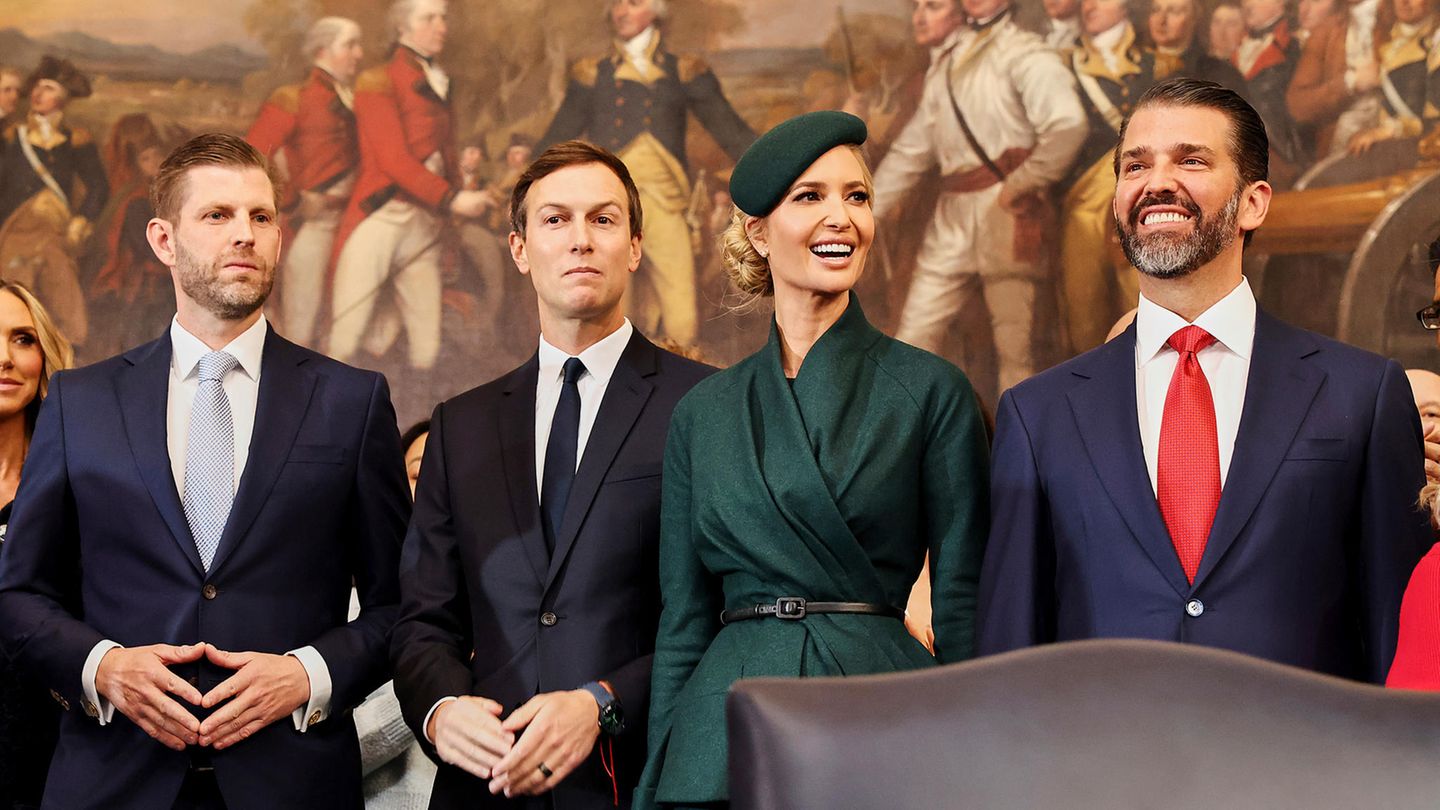 Eric Trump, Jared Kushner, Ivanka Trump und Donald Trump Jr.