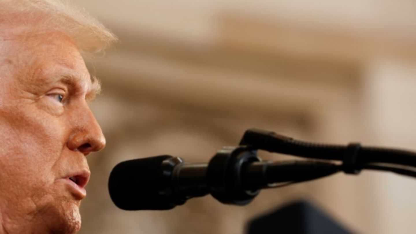 Trump bei seiner Antrittsrede