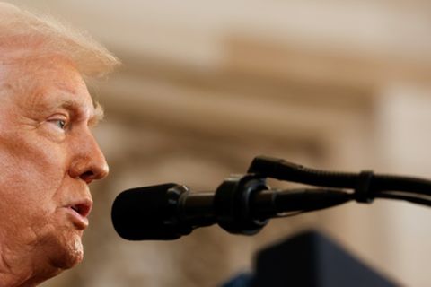 Trump bei seiner Antrittsrede