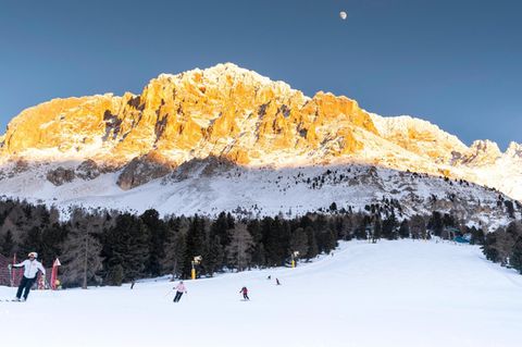 Skifahren in den Dolomiten