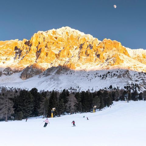 Skifahren in den Dolomiten