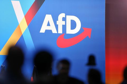 Ein Logo der AfD