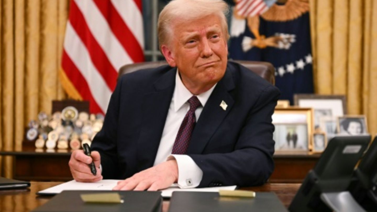 Donald Trump im Oval Office