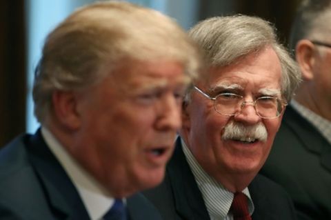 US-Präsident Trump mit seinem früherem Berater Bolton