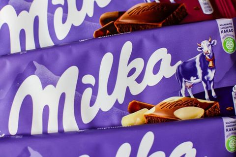 Eine Tafel Milka