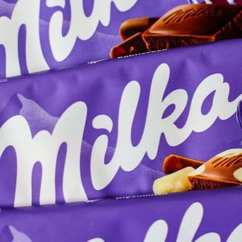 Eine Tafel Milka
