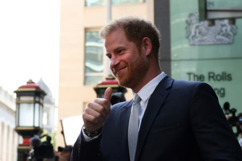 Prinz Harry im Juni vor dem High Court