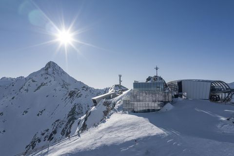 Im Restaurant Ice Q (r.) am Gaislachkogel wurden mehrere Szenen für den Film "James Bond 007: Spectre" gedreht