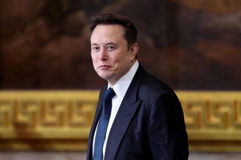 Elon Musk bei der Amtseinführung von Donald Trump