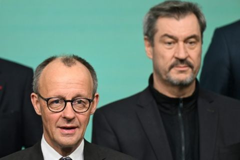 CDU-Chef Friedrich Merz und CSU-Chef Markus Söder