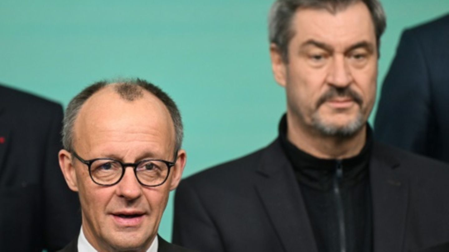 CDU-Chef Friedrich Merz und CSU-Chef Markus Söder