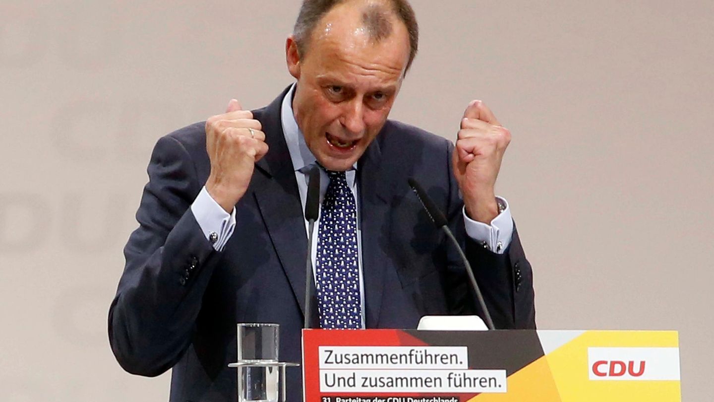 Friedrich Merz bei einer Rede
