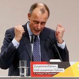 Friedrich Merz bei einer Rede