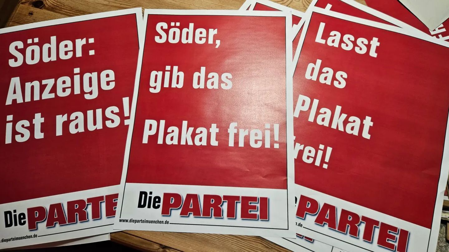 CSU is said to have stolen election posters – “The Party” files a complaint