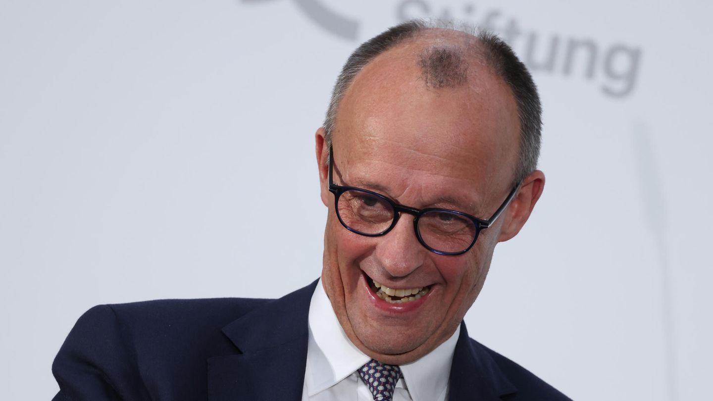 Friedrich Merz bei seiner außenpolitischen Grundsatzrede im Rahmen des "Körber Global Leaders Dialogue" am Donnerstag in Berlin