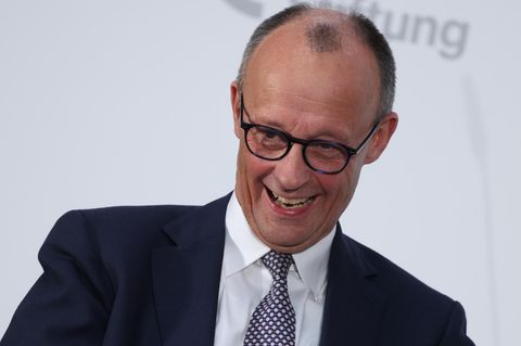 Friedrich Merz bei seiner außenpolitischen Grundsatzrede im Rahmen des "Körber Global Leaders Dialogue" am Donnerstag in Berlin