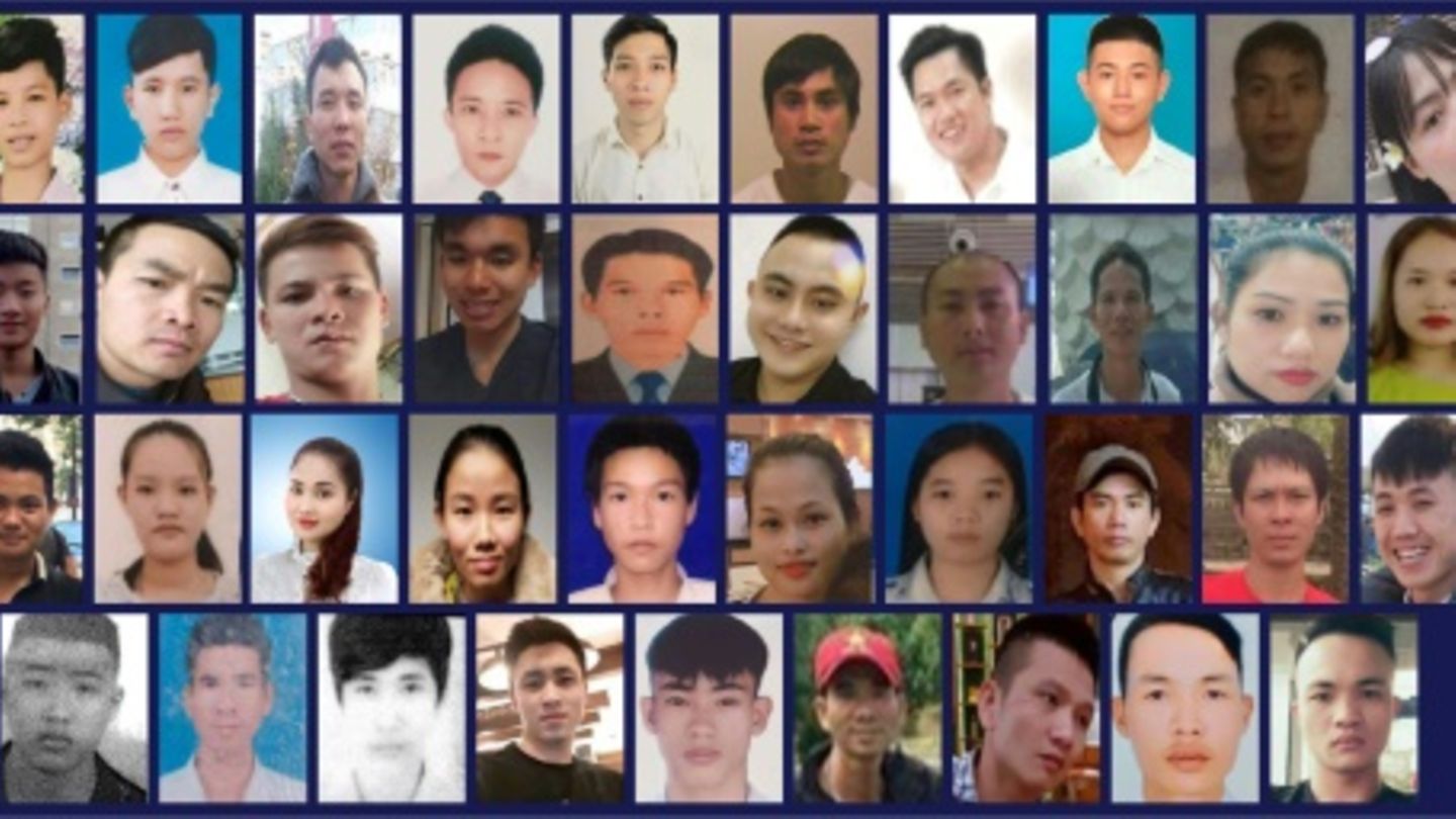 Fotos der erstickten Vietnamesen