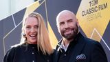 John Travolta mit Uma Thurmann feiern 30 Jahre "Pulp Fiction"