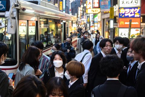 Straßenszene in Tokio