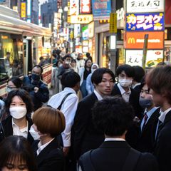 Straßenszene in Tokio