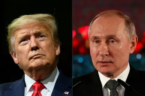 Trump (l.) und Putin