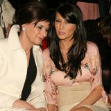 Melania Knavs mit ihrer Mutter Amalija am Rande einer Modenschau von ZAC Posen auf der New York Fashion Week