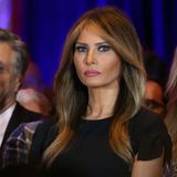 Melania Trump lauscht der Rede ihres Mannes als Präsidentschaftskandidat der Republikaner im April 2016